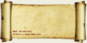 Jovana Vasiljev vizit kartica